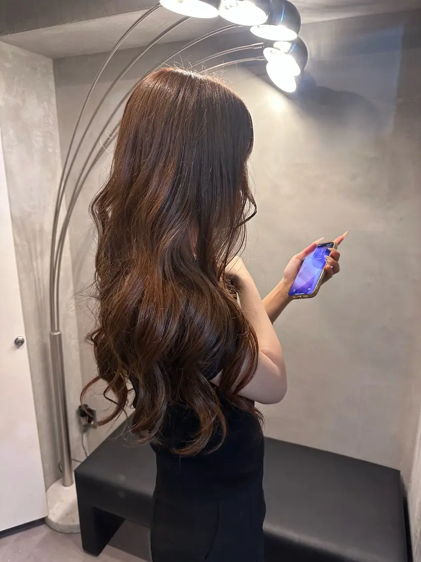 ロング ヘアカラー カットモデル/カラー rionのヘアスタイル
