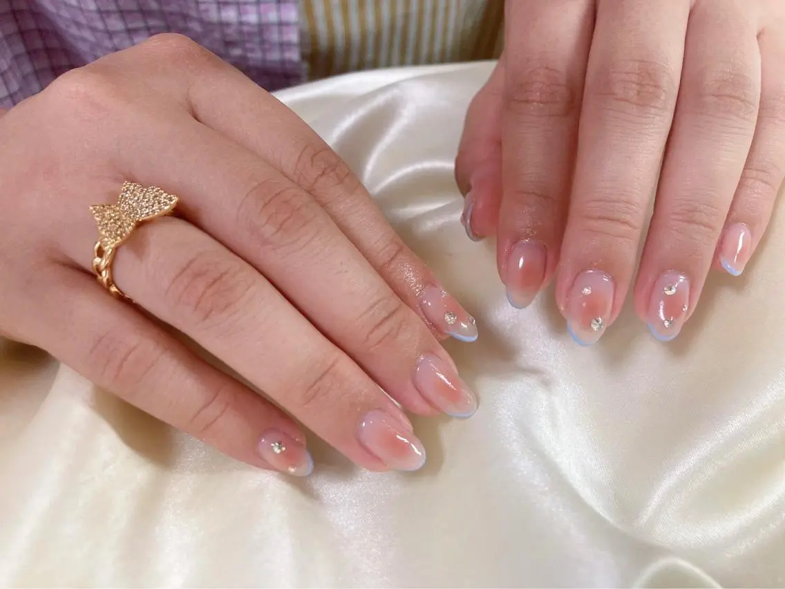 ネイル チークネイル ハンドネイル kiki nail &brow二子玉川のネイルデザイン