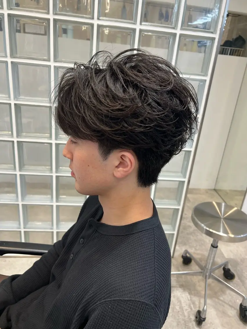 パーマ メンズ カット パーマ 川口 翔太郎（fifth）のヘアスタイル