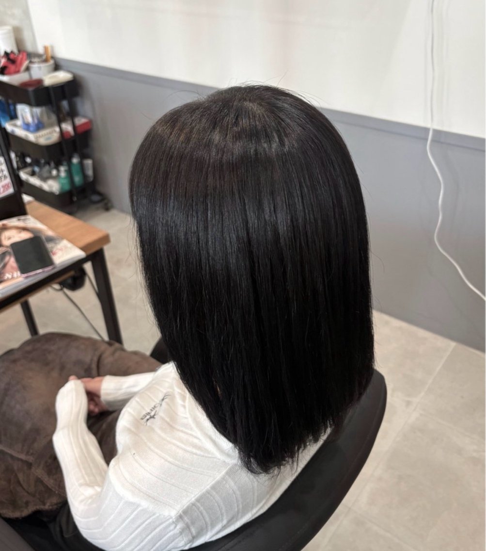 ミディアム 永井 美優のヘアスタイル
