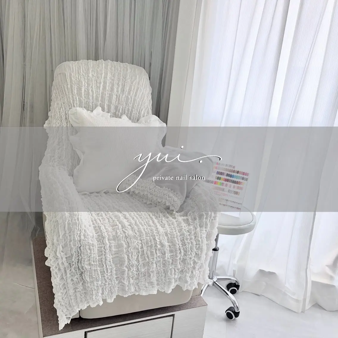ネイル フットネイル ワンカラーネイル nail salon yui.のネイルデザイン