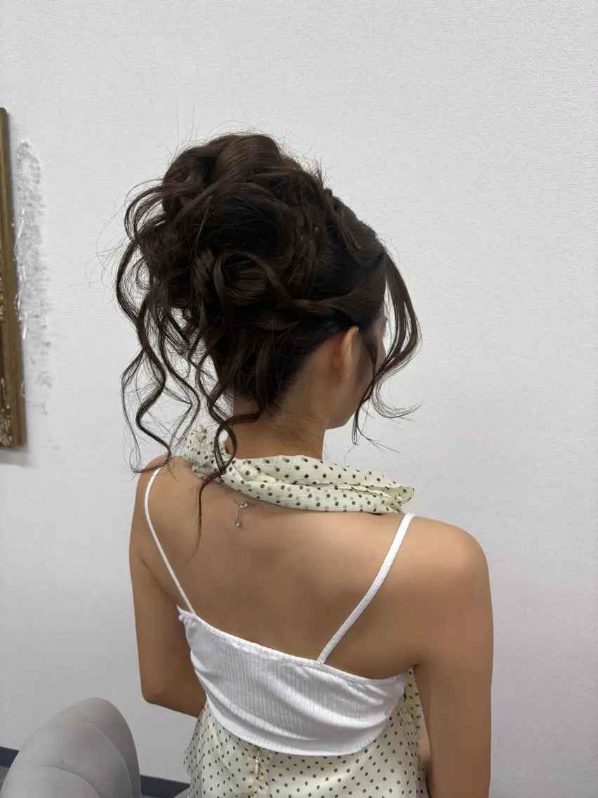 ヘアアレンジ 結婚式・ブライダル ヘアサロン ミカヅキのヘアスタイル