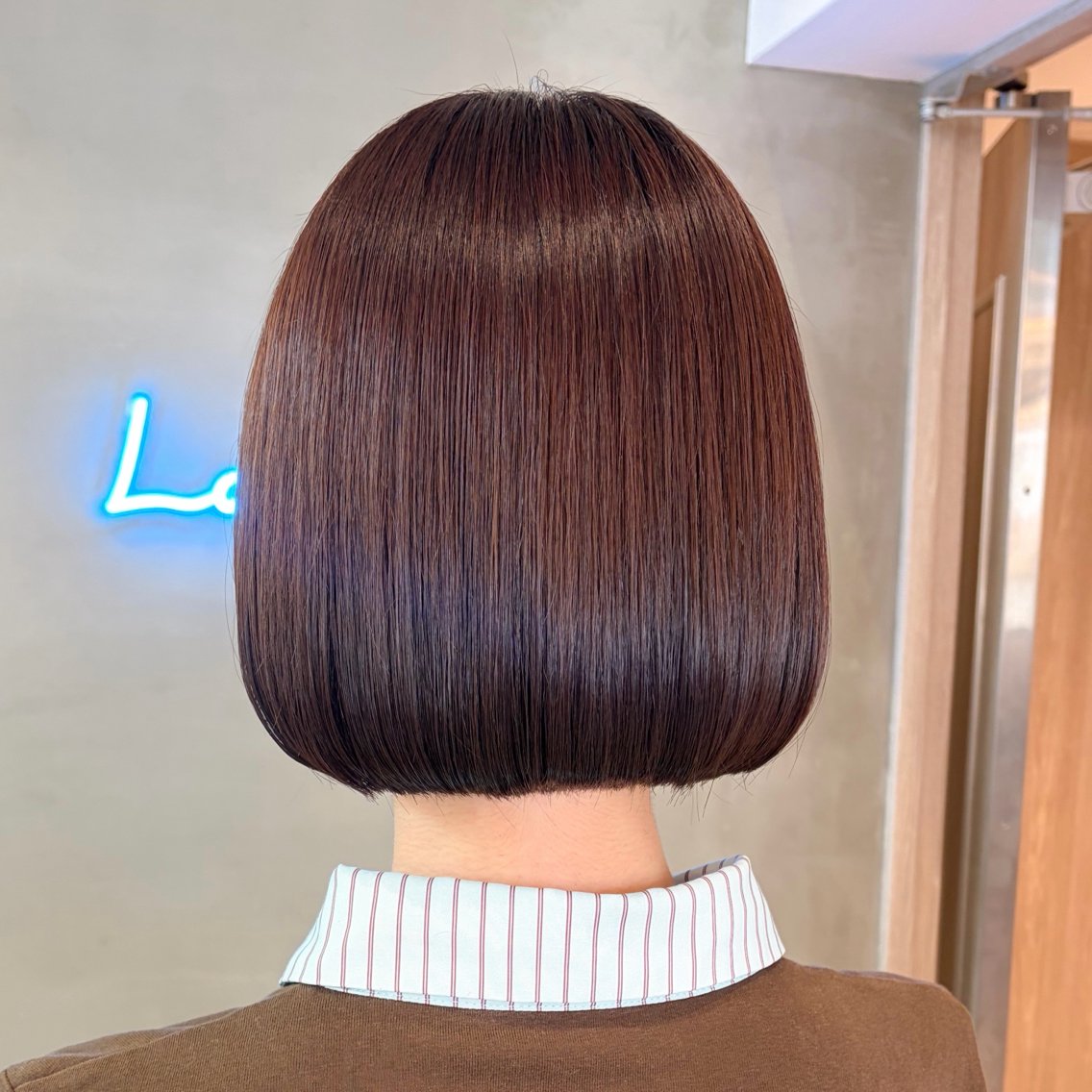 ショート カラー ボブ カット ヘアカラー トリートメント ♥️ボブ髪質改善/暖 色/minami♥️のヘアスタイル
