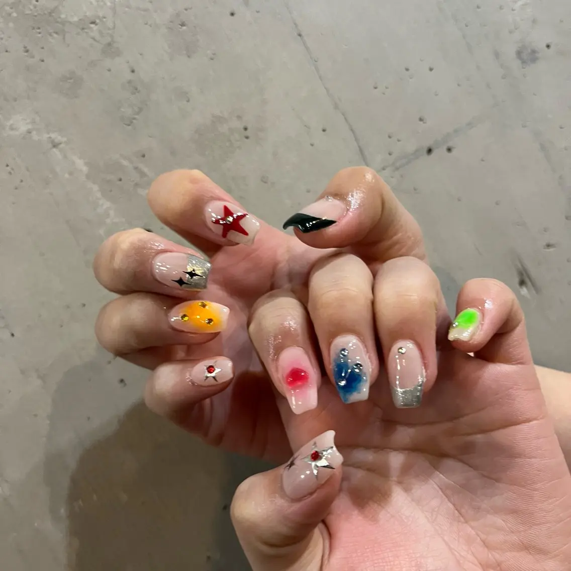 ネイル ハンドネイル IROHA nail Ami🐊🎀のネイルデザイン