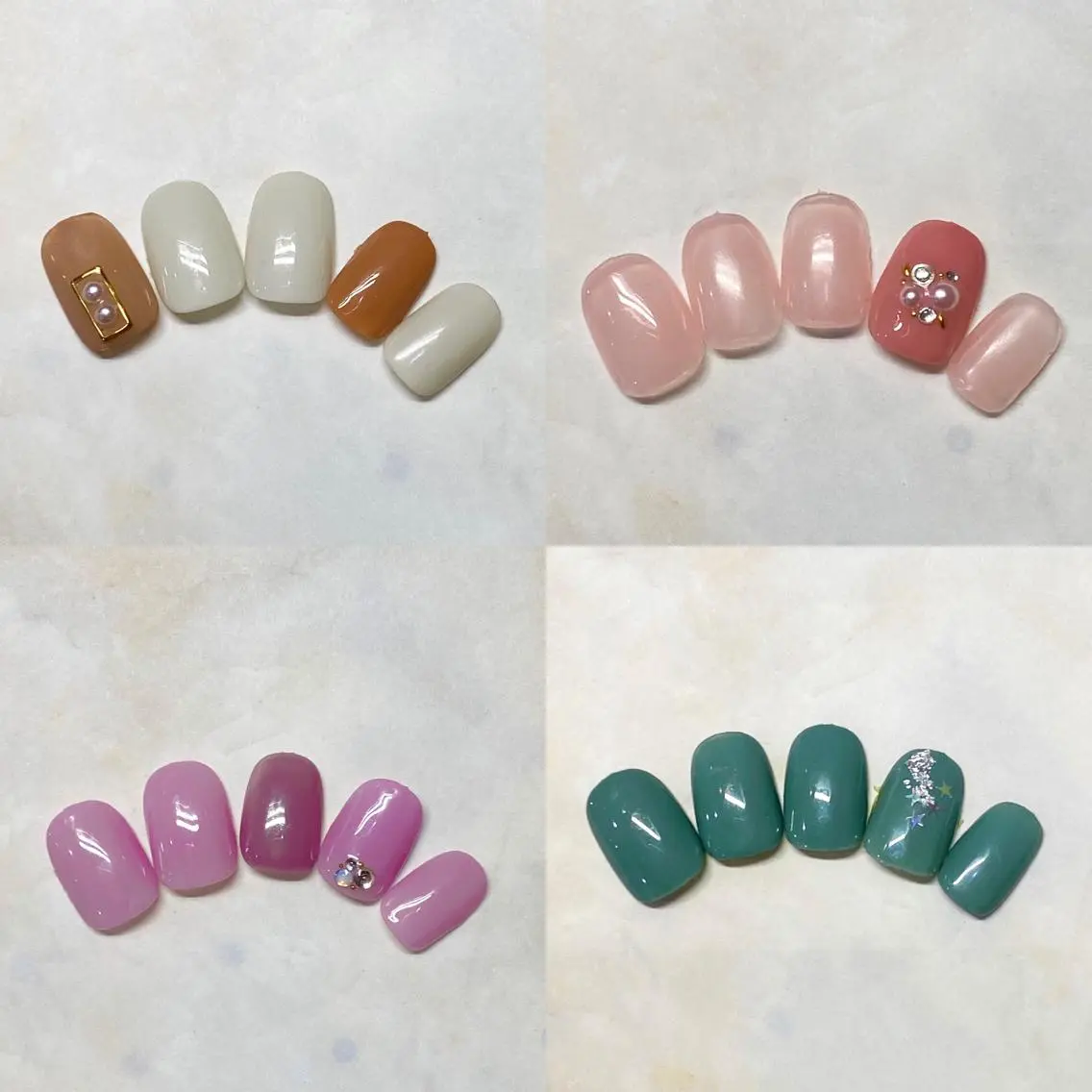 ネイル アートネイル シンプルネイル Nail&eye Belire 新宿のネイルデザイン
