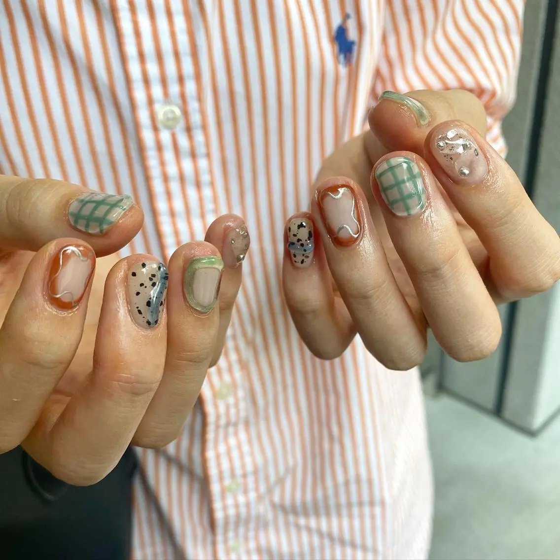 ネイル 持ち込み ハンドネイル 栗林 実莉のネイルデザイン