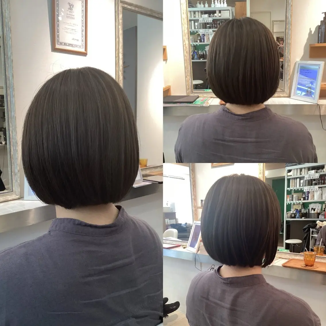 ショート カット ヘアカラー hair bonitaのヘアスタイル