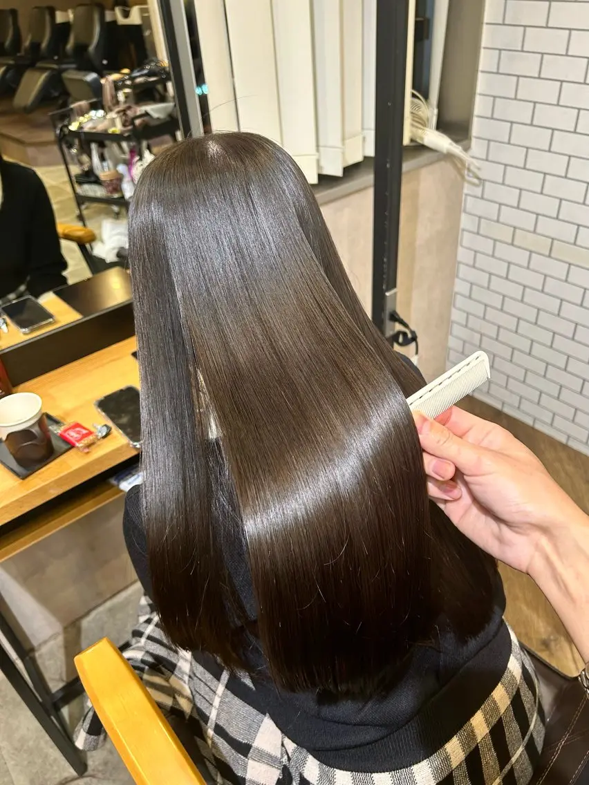 ロング 縮毛矯正 トリートメント 浅原大輝 /髪質改善の達人のヘアスタイル