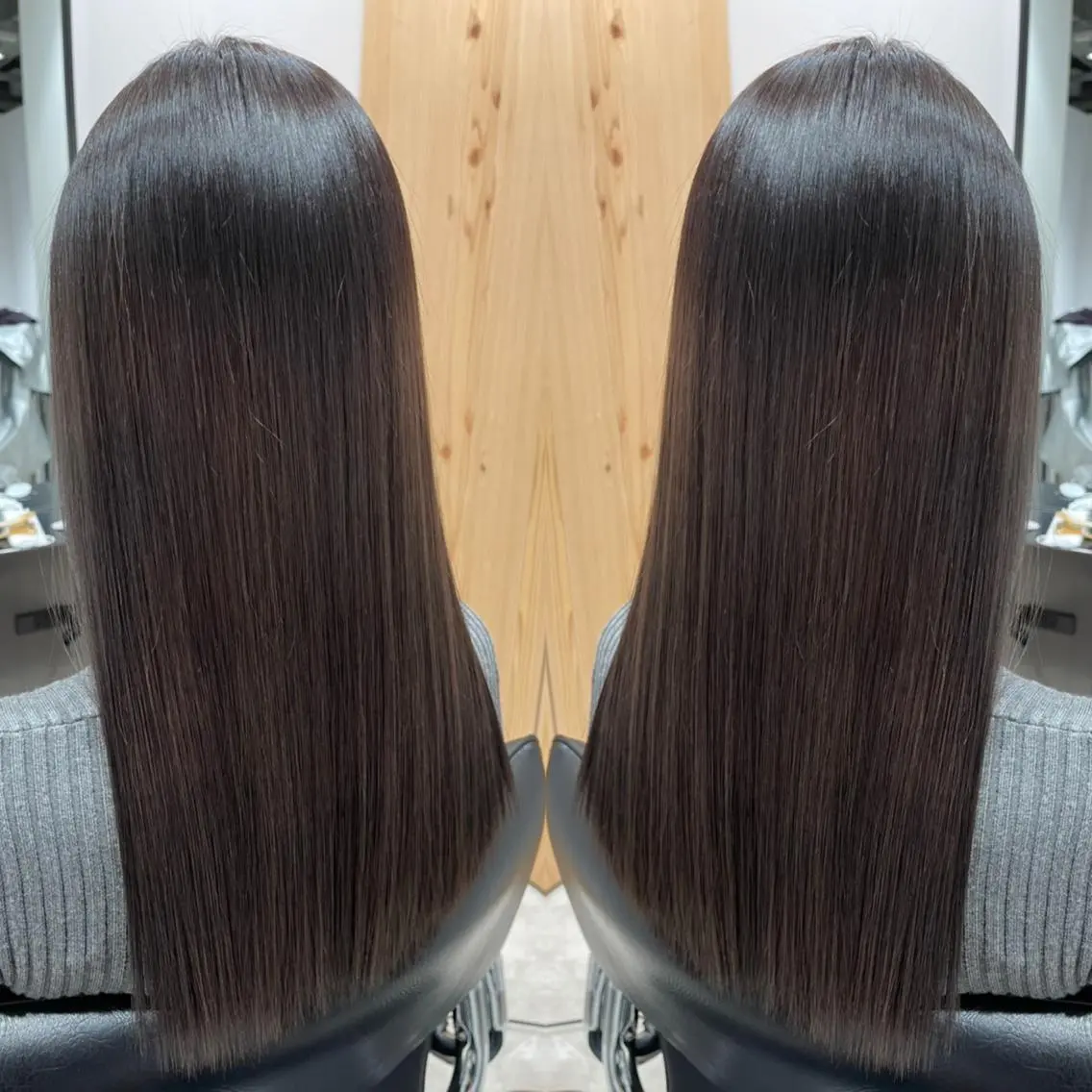 ロング カラー パーマ ヘアアレンジ メンズ キッズ ネイル マツエク・マツパ グレージュ トリートメント カット ヘアカラー トリートメント ✅髪質改善/縮毛矯正 /ヤマモト トキオ✅のヘアスタイル