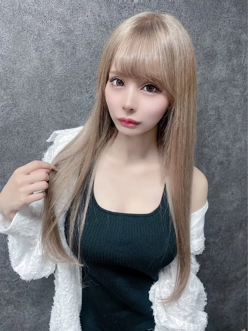 ロング カラー 🐺新宿manabu プルエクステのヘアスタイル