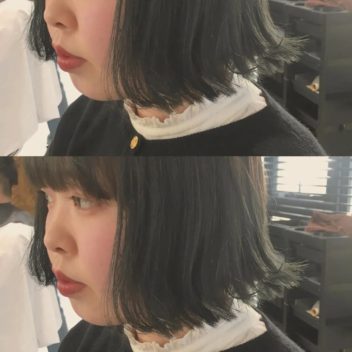 ショート カラー カット 荒木 依莉亜のヘアスタイル