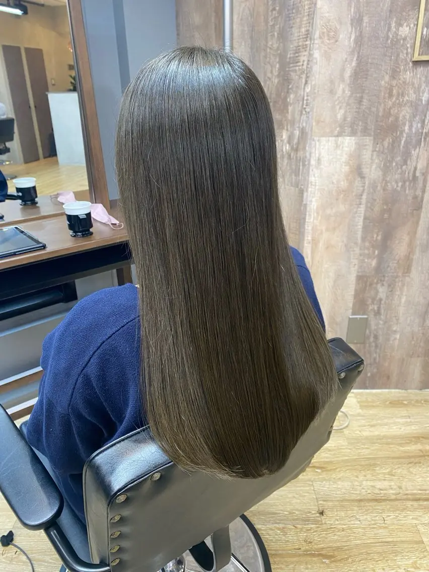 【ミニモ限定🌸】カット+髪質改善カラー+セラミドトリートメント✨の写真