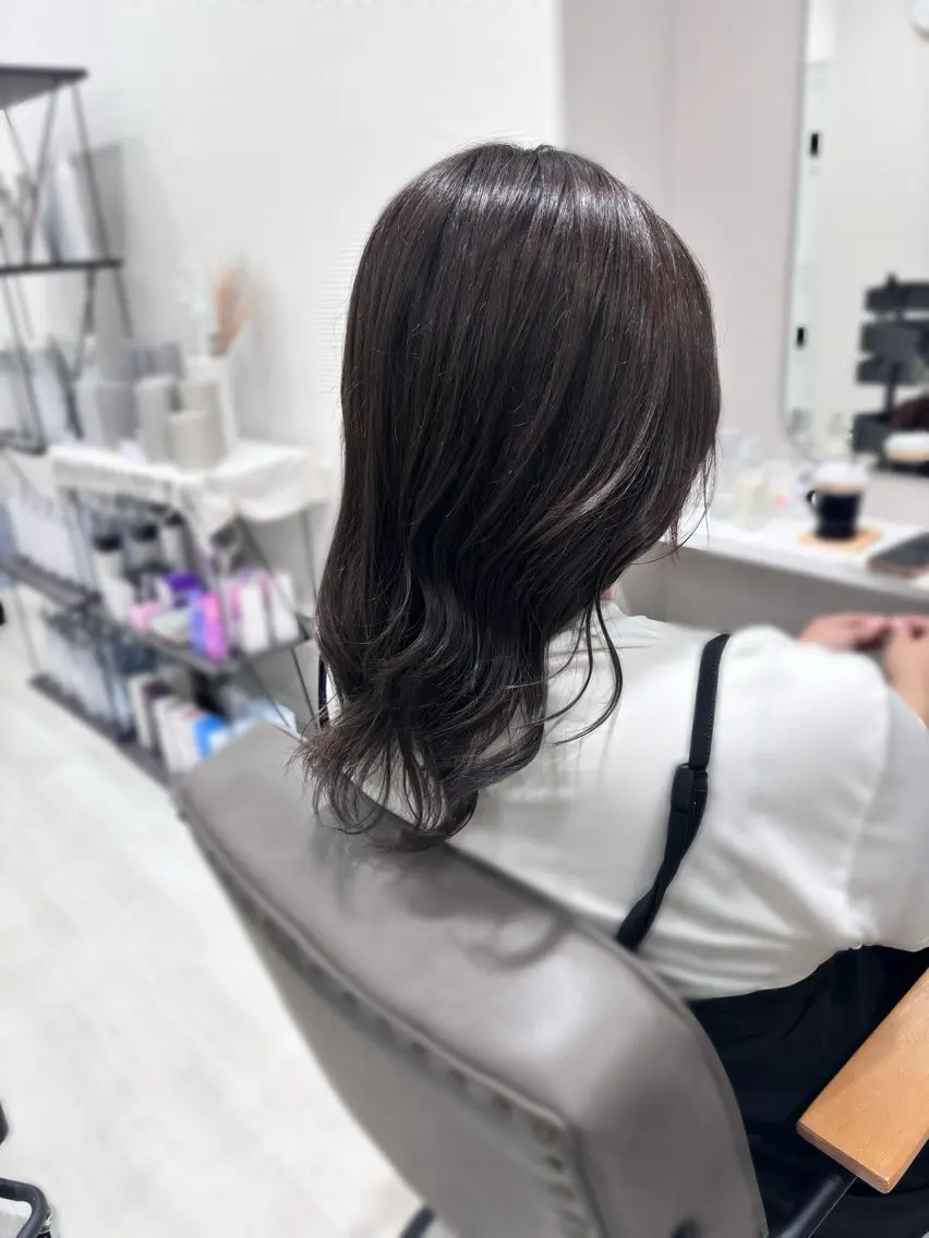 セミロング カット ヘアカラー 🌿髪質改善/レイヤ ー🌿ひかるんのヘアスタイル
