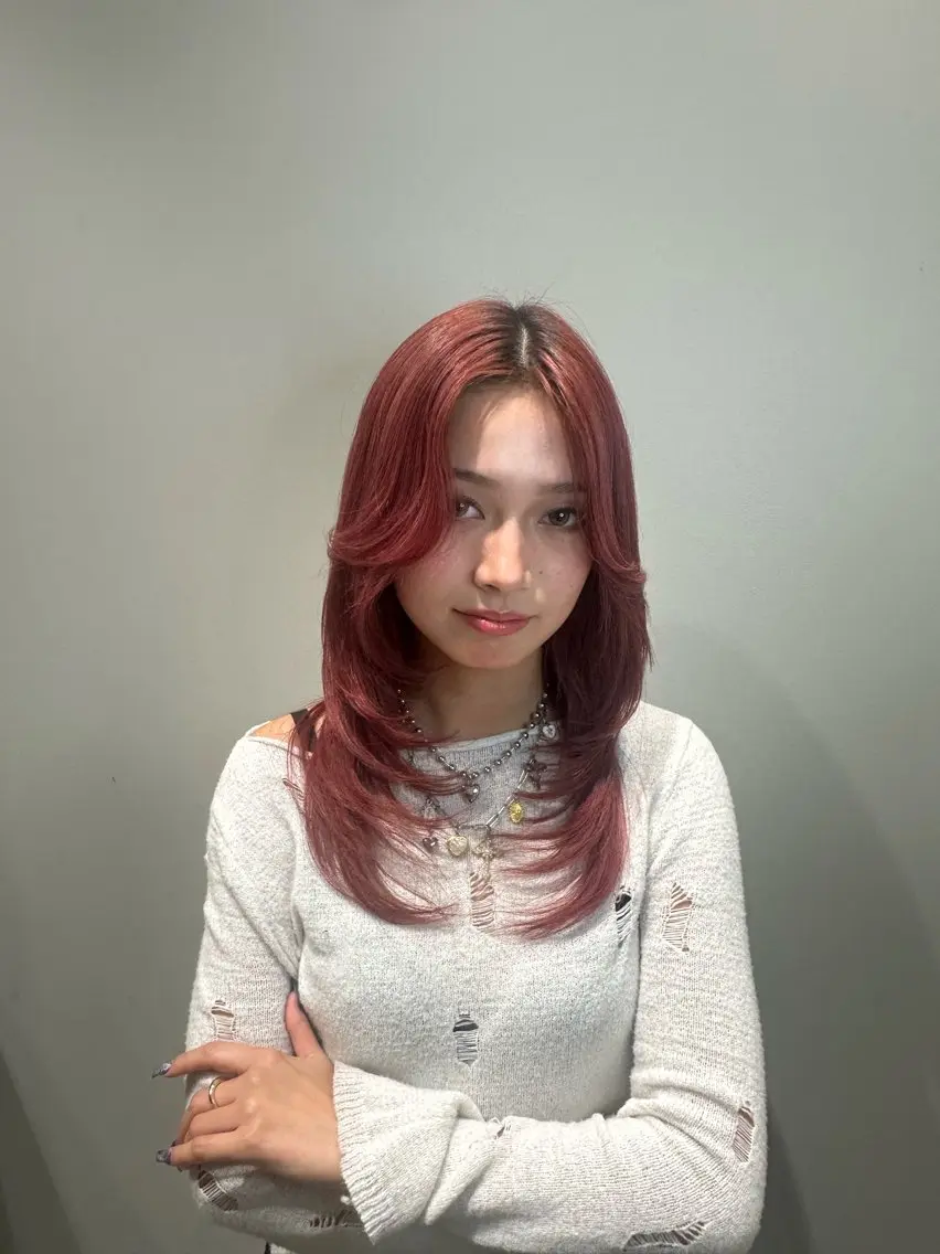 【ご新規様限定‼️】韓国風レイヤーカット＋特典トリートメント付き✨の写真