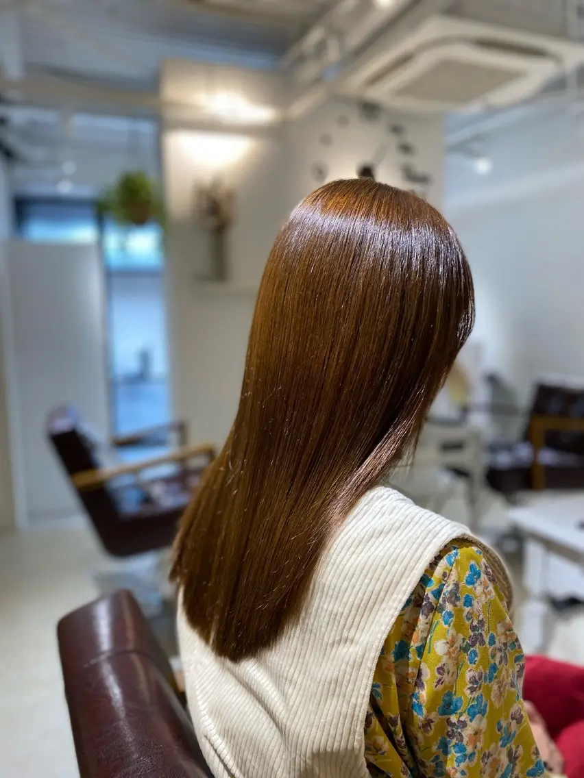 ロング カット 縮毛矯正 トリートメント ショートカット 🌷Asamiのヘアスタイル