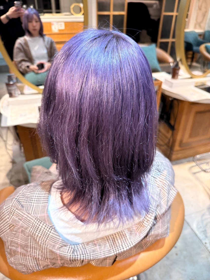 ミディアム ヘアカラー トリートメント 🎀髪質改善/透明感 /村松優斗🎀のヘアスタイル