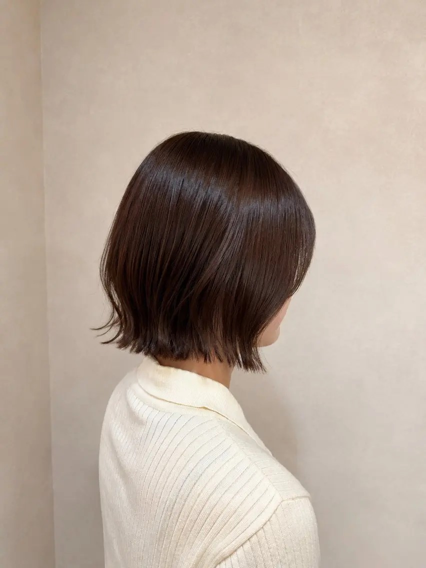 ショート カット ヘアカラー トリートメント 西山 琴音のヘアスタイル