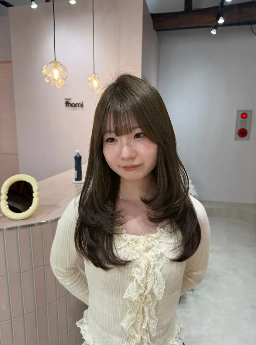 【🎉OPEN記念🎉】カット➕高濃度水素ケアカラー➕外部補修1 stepトリートメントの写真