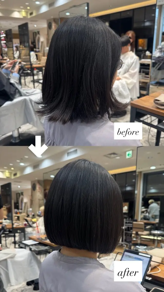 ショート 大内 杏珈のヘアスタイル
