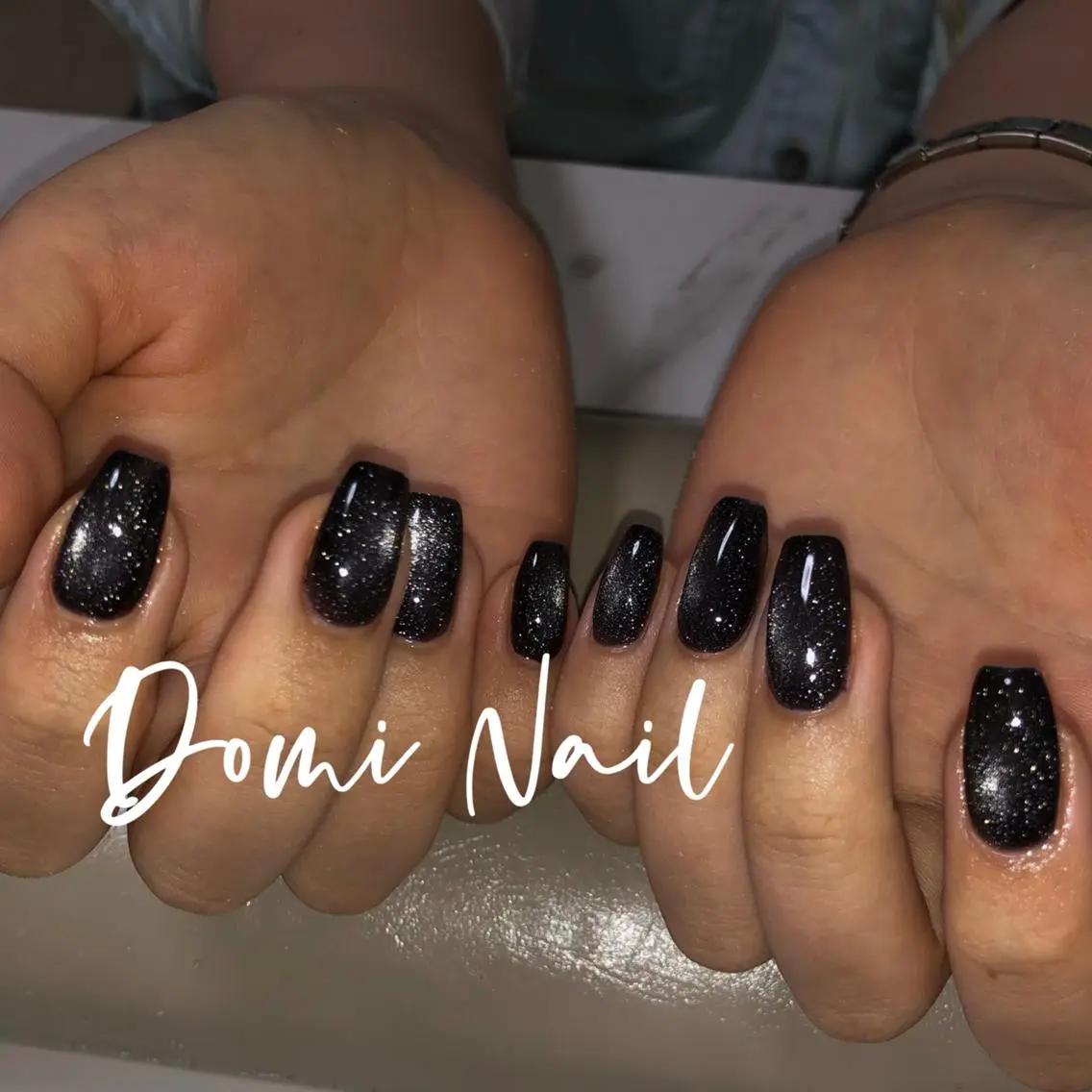 ネイル マグネットネイル マグネットワンカラー ワンカラーネイル ハンドネイル Domi Nail Salonのネイルデザイン