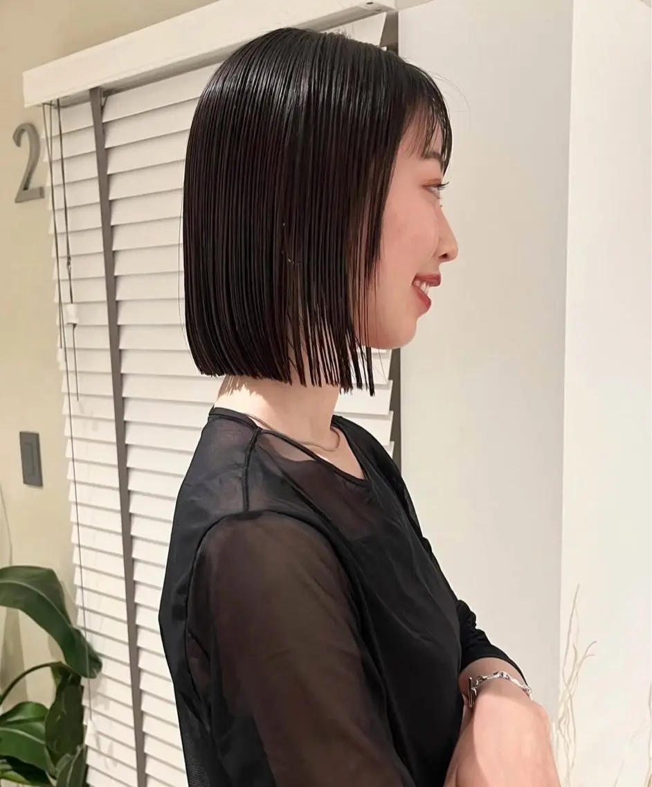 ショート カット ヘアカラー トリートメント Bonheur銀座 /runaのヘアスタイル