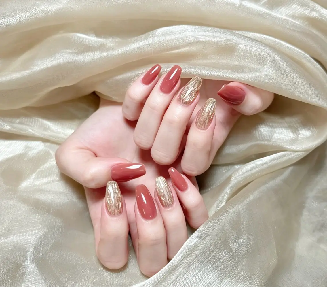 ネイル チークネイル 長さ出し フレンチネイル ジェルネイル 韓国ネイル ハンドネイル Lucky Nail Salon❷のネイルデザイン