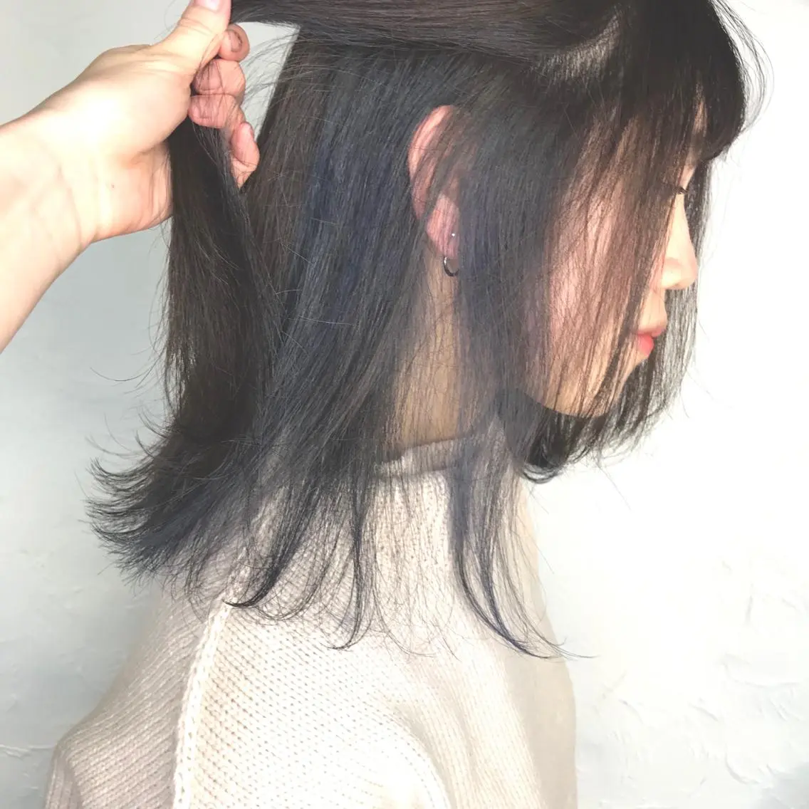ミディアム カラー 上品韓国ヘア レイヤー/ayaのヘアスタイル
