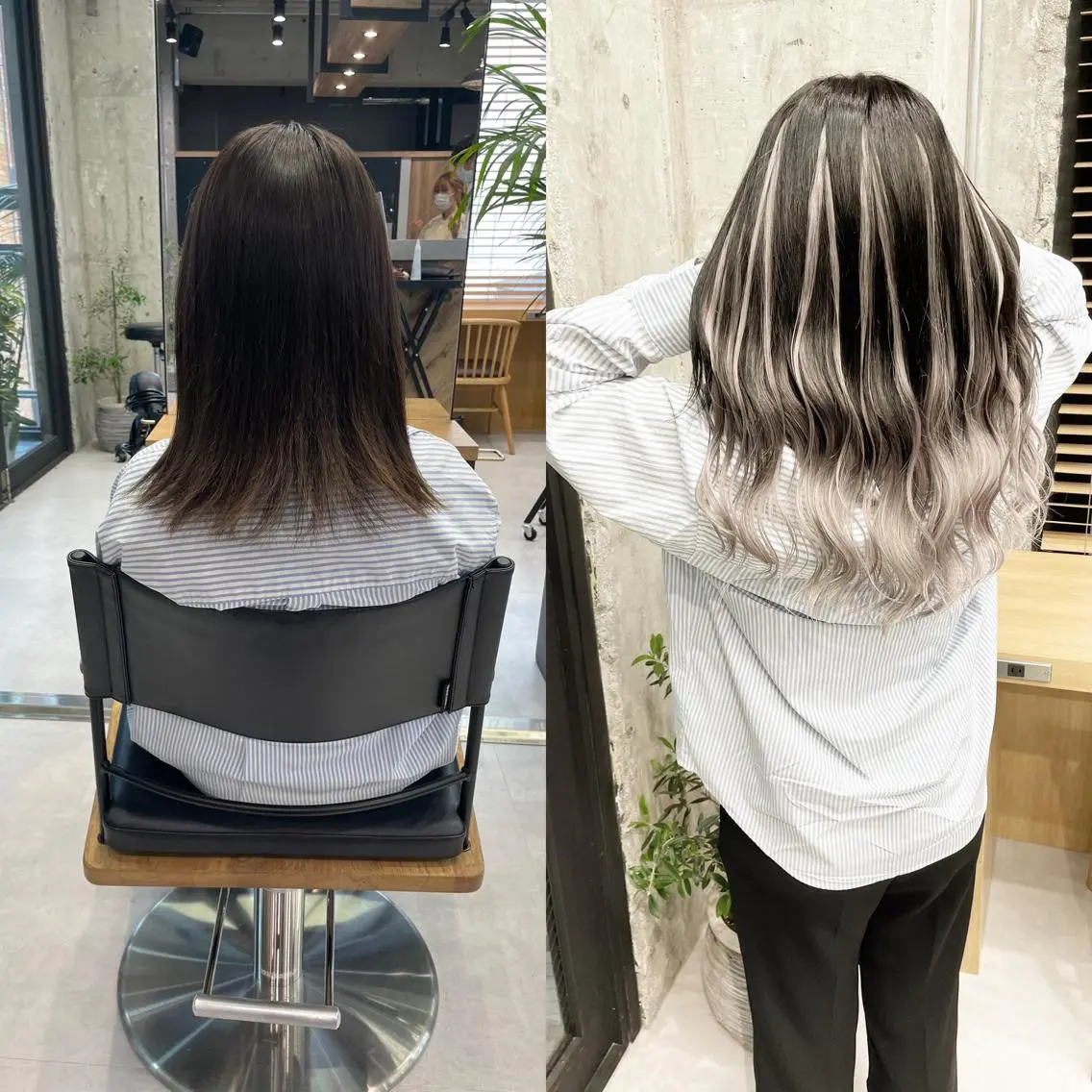 ロング カラー ヘアアレンジ ヘアカラー エクステ TATSUYA アートディレクターのヘアスタイル