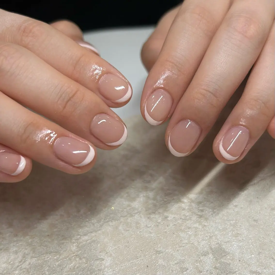ネイル フレンチネイル Allure 小山店 結咲(ゆいさ)のネイルデザイン