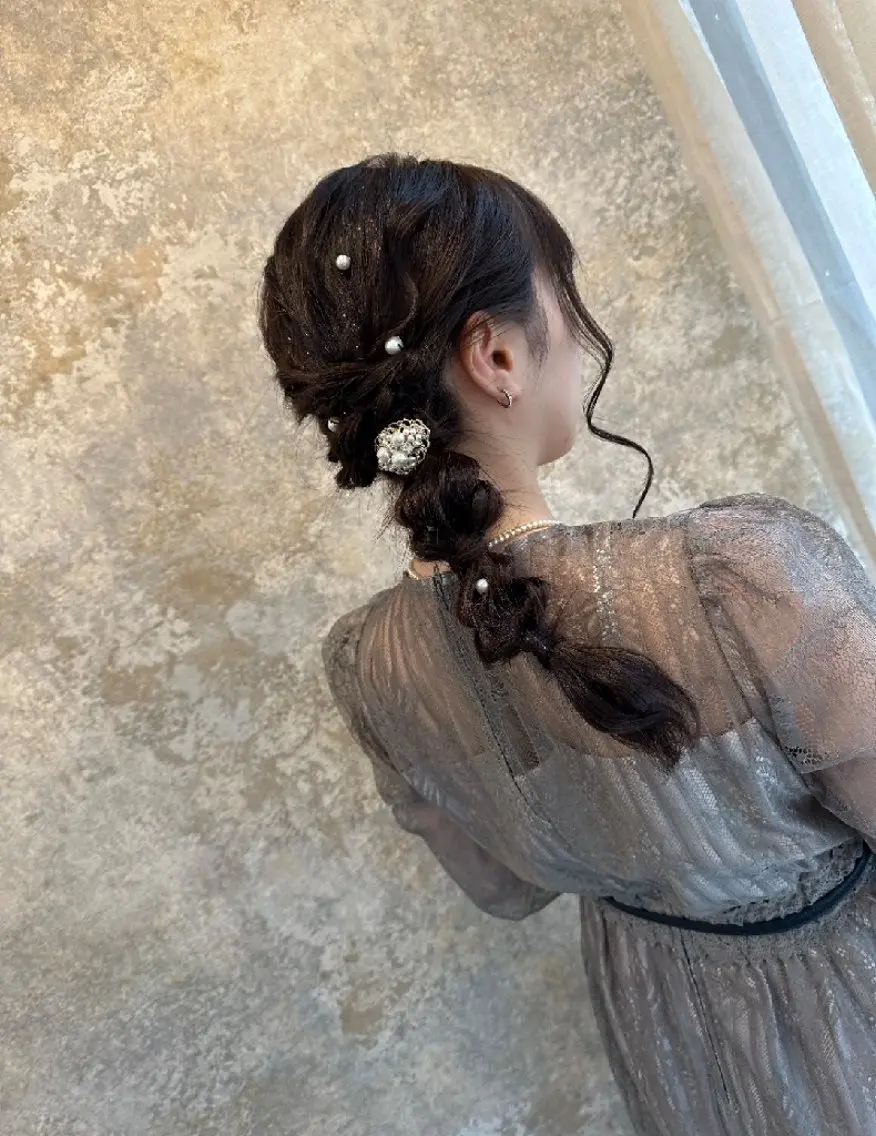 ヘアアレンジ ヘアセット 小森 鈴佳のヘアスタイル