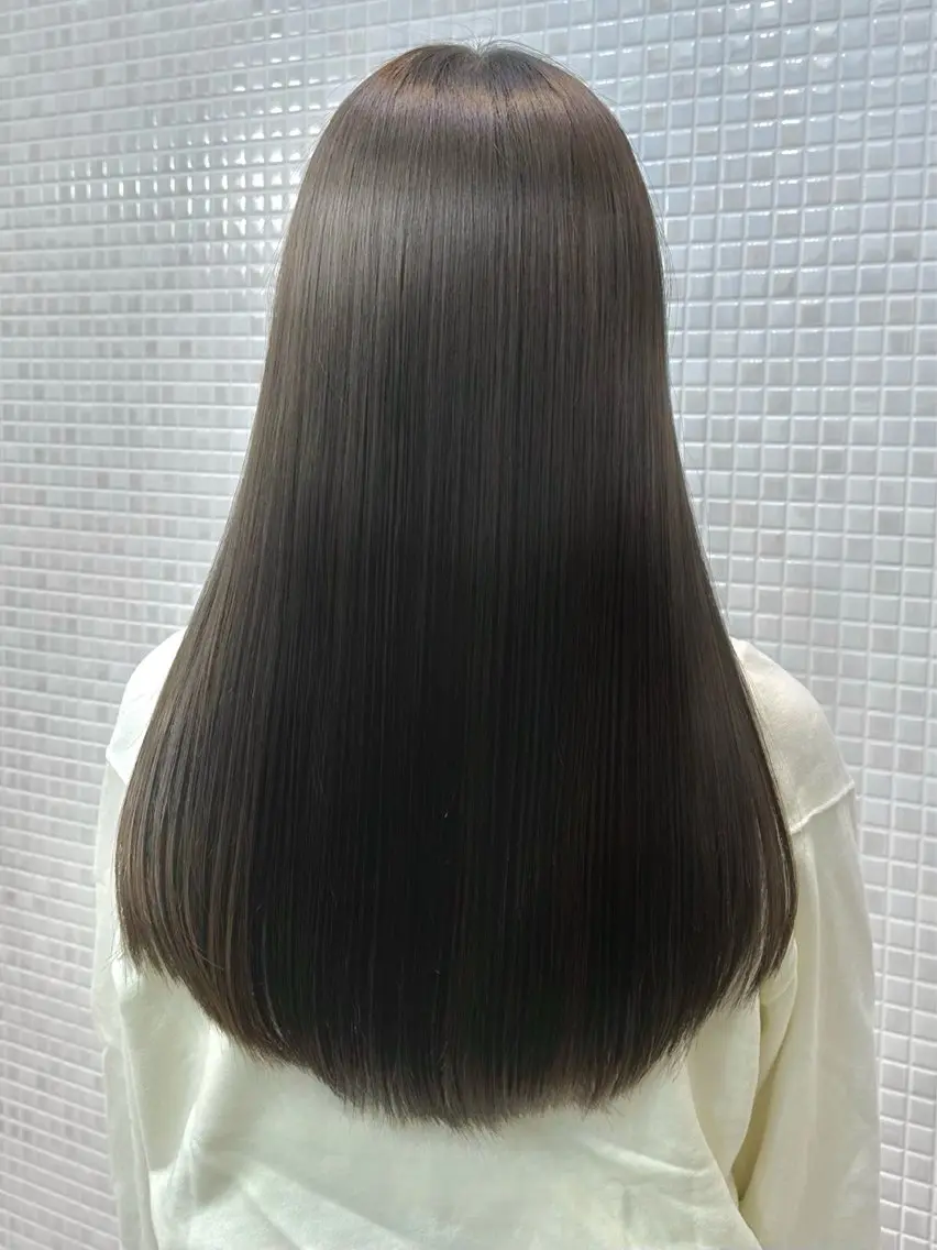 ロング カラー 透明感カラー トリートメント カット ヘアカラー トリートメント ヘッドスパ 髪質改善・艶髪カラー 🌷miku🌷のヘアスタイル