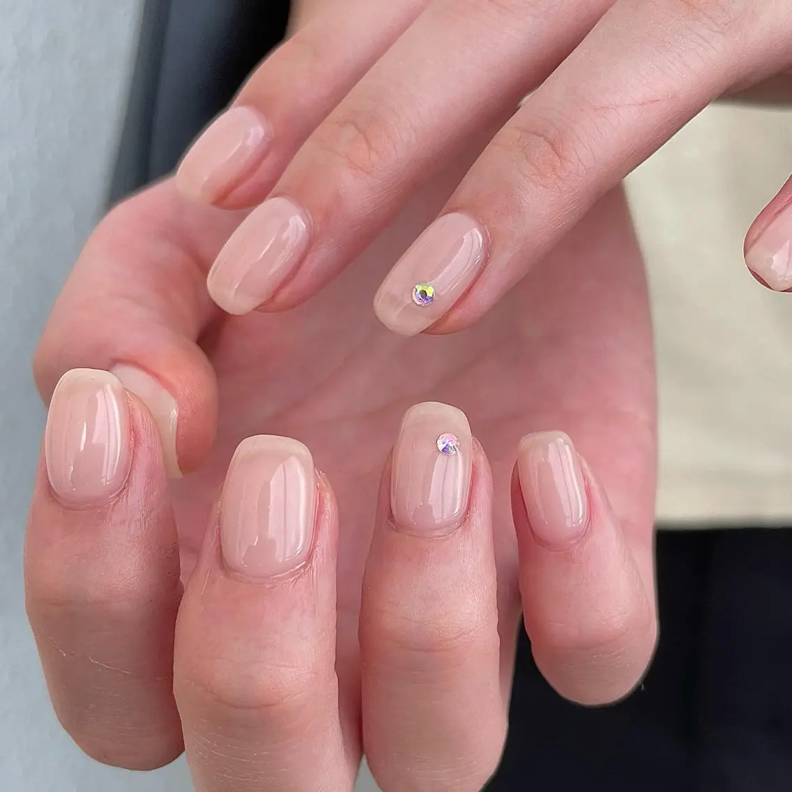 ネイル ワンカラーネイル ハンドネイル Nailsalon BLOOM🌷 山崎のネイルデザイン