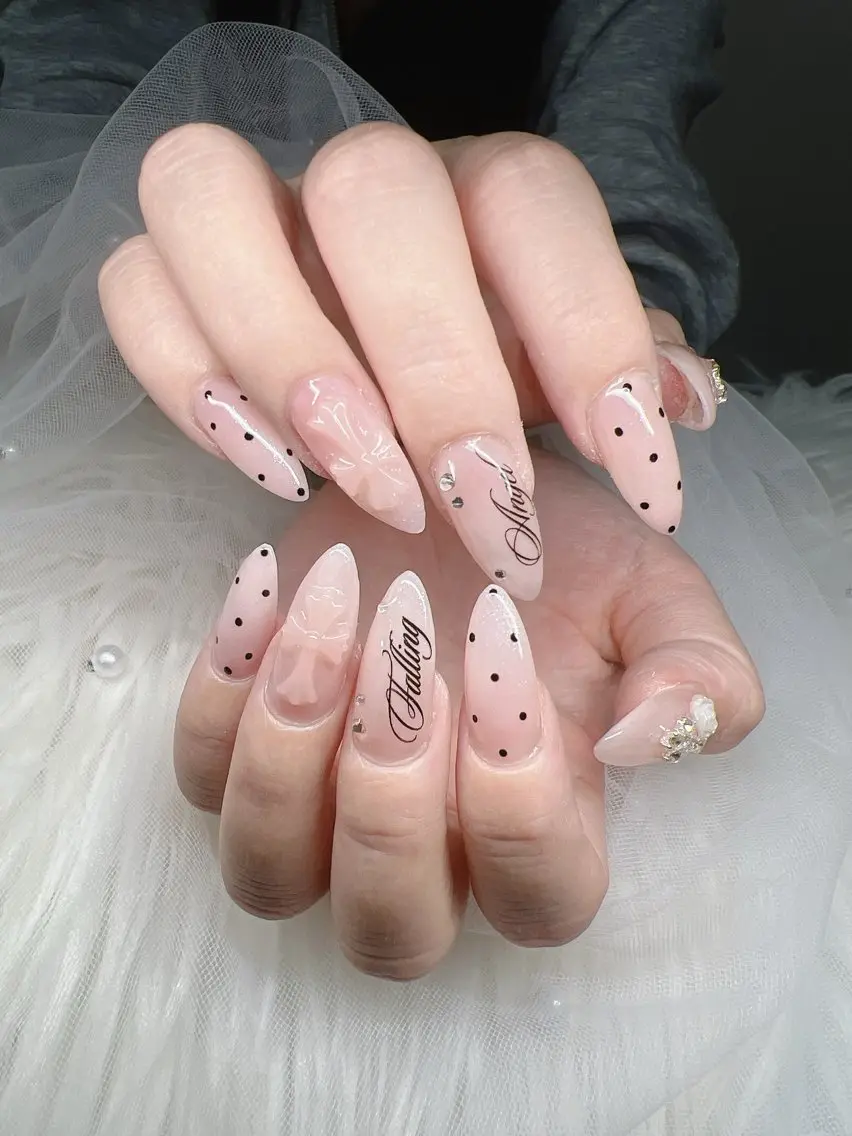 ネイル ハンドネイル Lee Nails チップ長さだし専門店のネイルデザイン