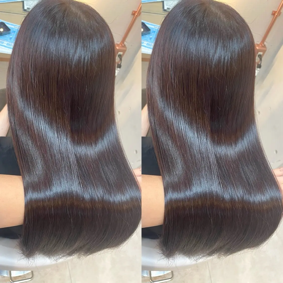 ロング カラー カット ヘアカラー トリートメント ヘアセット ブリーチ無しダブル カラー🦕まどかのヘアスタイル