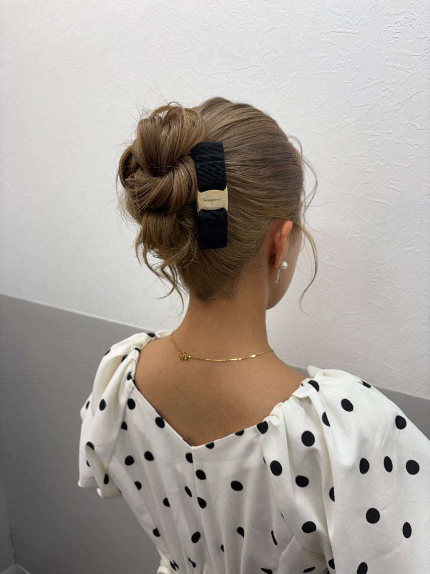 ロング ヘアアレンジ ヘアセット 薄田 珠美のヘアスタイル
