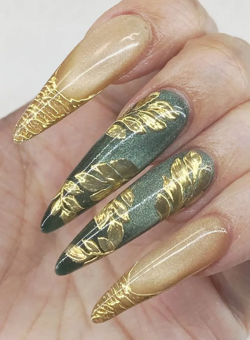 ネイル アートネイル マグネットネイル ミラーネイル My Nail Yukaのネイルデザイン