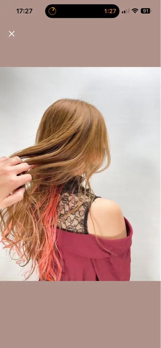 ロング カラー 相馬 一真のヘアスタイル