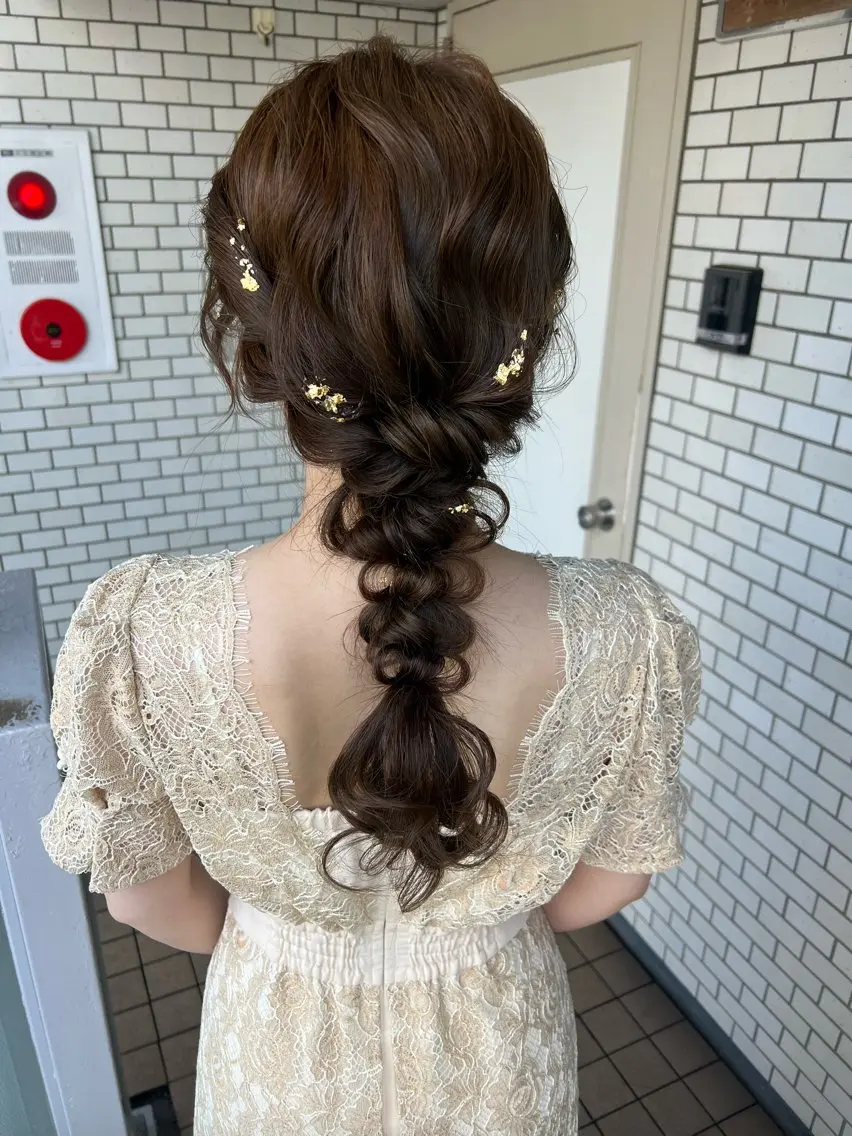 ヘアアレンジ ヘアセット 大人可愛いヘアメイク 💋🧚‍♀️しずかのヘアスタイル