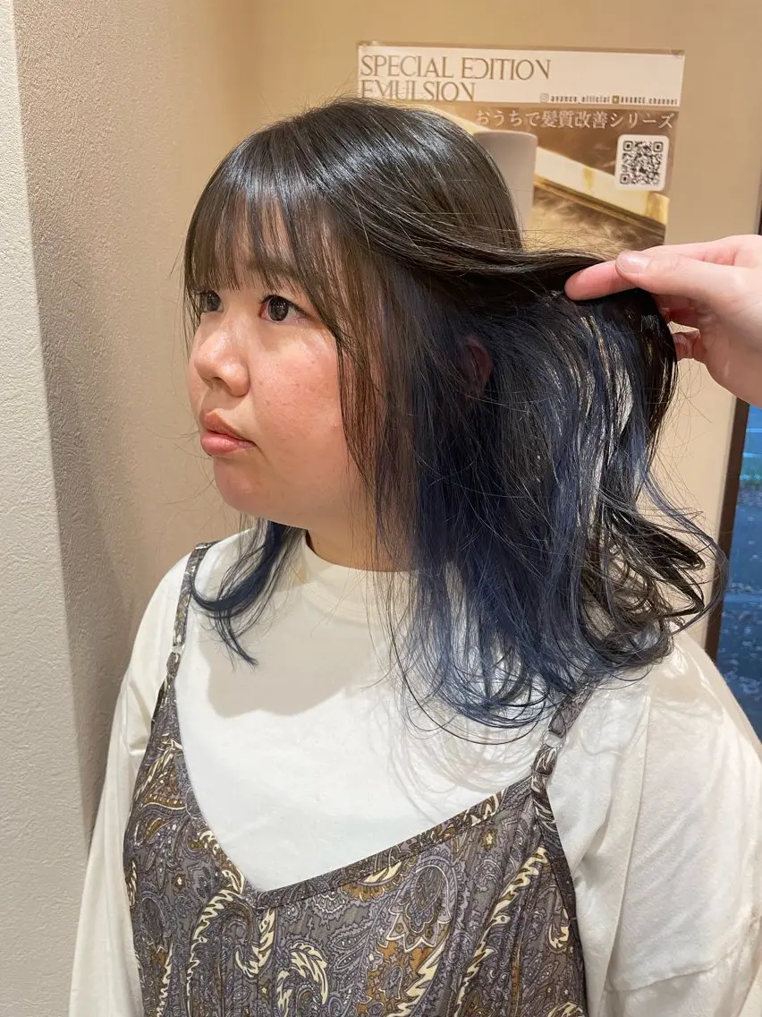 ミディアム カラー 髪質改善カラー🌈✨ 加藤 愛のヘアスタイル