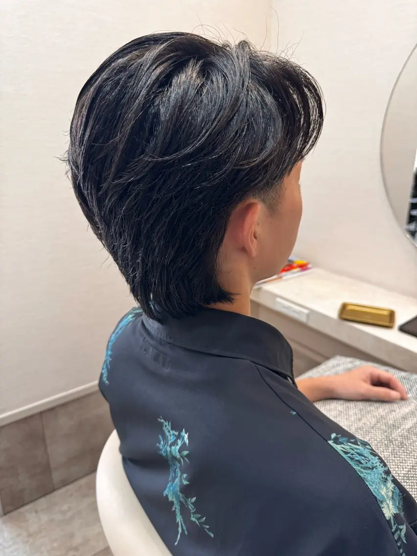 ショート メンズ カット ヘッドスパ 伴藤 寿男のヘアスタイル
