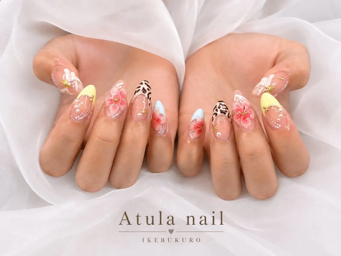 ネイル ハンドネイル Atula nail Momoのネイルデザイン
