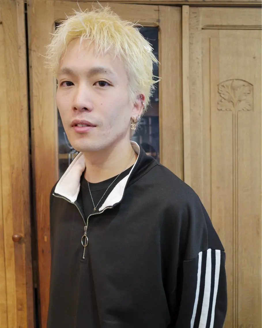 メンズ ヘアカラー キタダ ヒロキのヘアスタイル