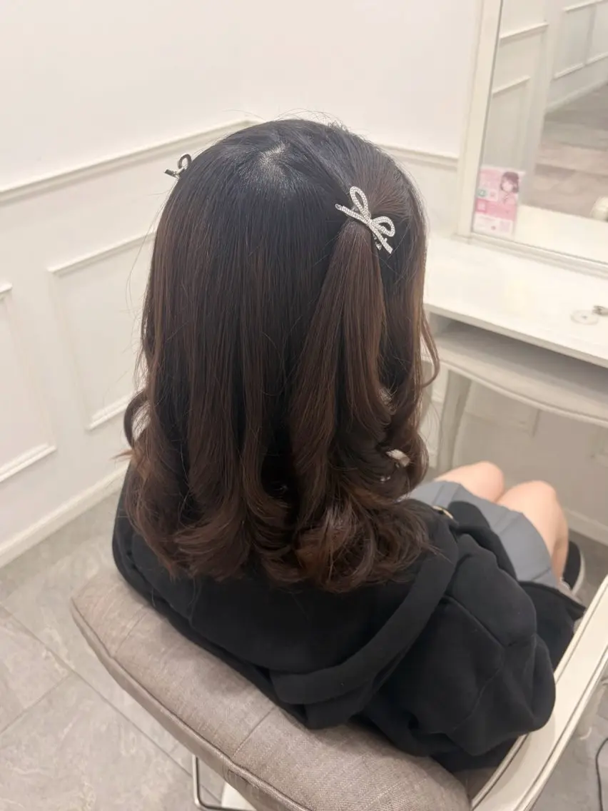 ミディアム 木村 しずかのヘアスタイル