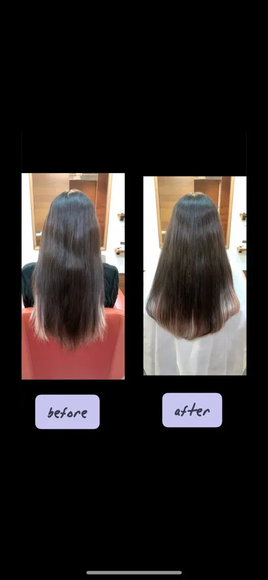 ロング ボブ ロング カット無料 カット モデル募集中 網谷のヘアスタイル