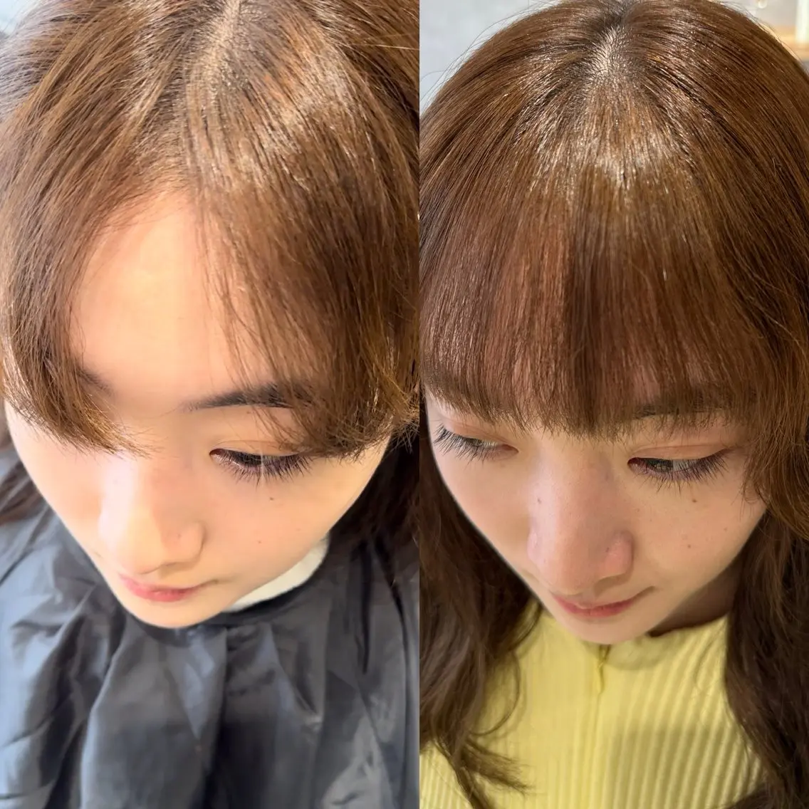 【TikTokでバズり中🔥】☀️ご新規様限定クーポン☀️🍂前髪カット+前髪縮毛矯正(クロスパーマ)の写真