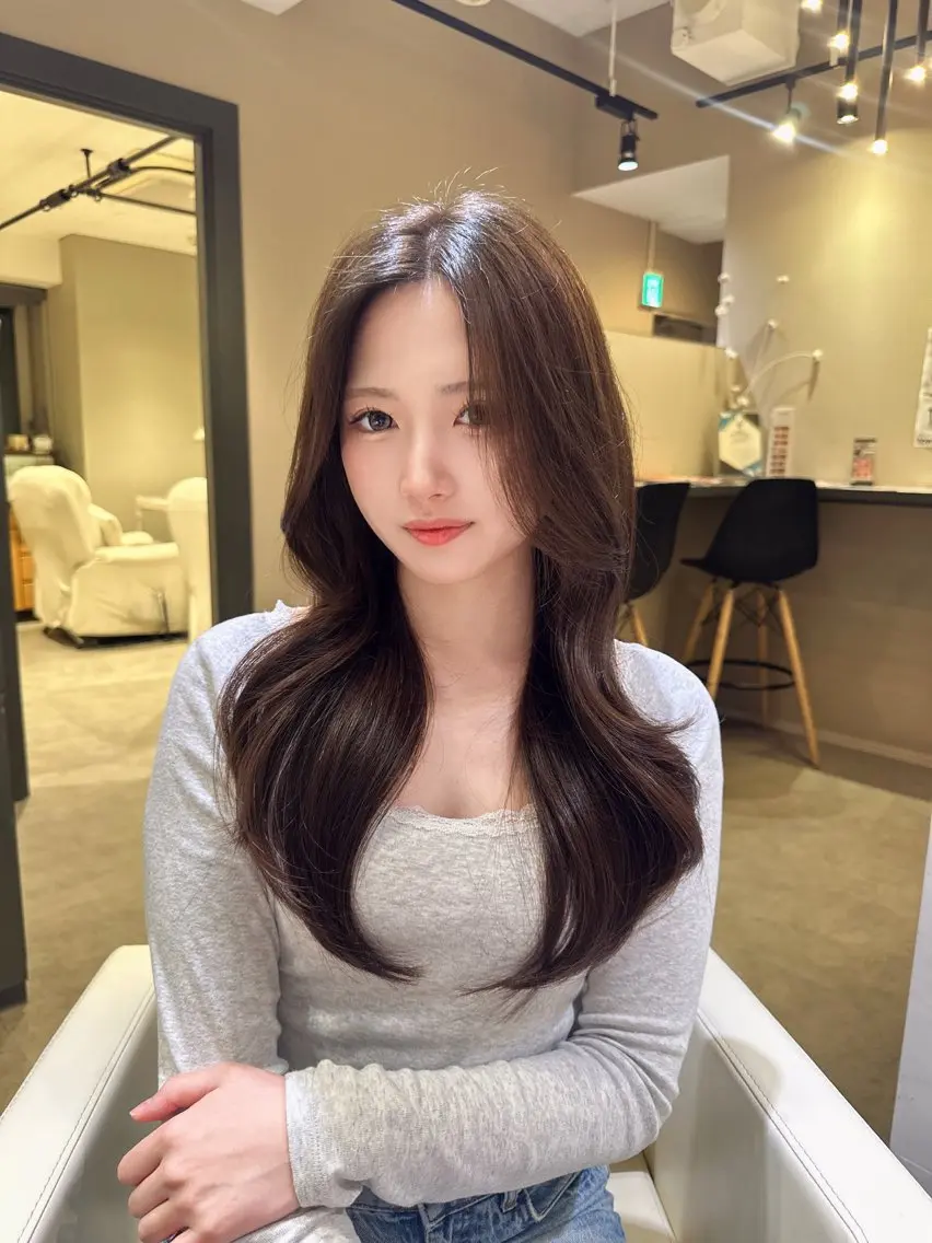 カラー ヘアカラー 村上 万愛のヘアスタイル