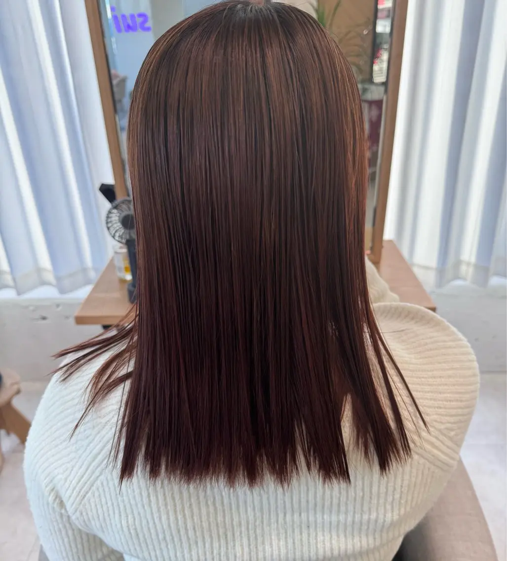 ミディアム 縮毛矯正 縮毛矯正 カラーモデル募集中／ 春日井／tomoyaのヘアスタイル