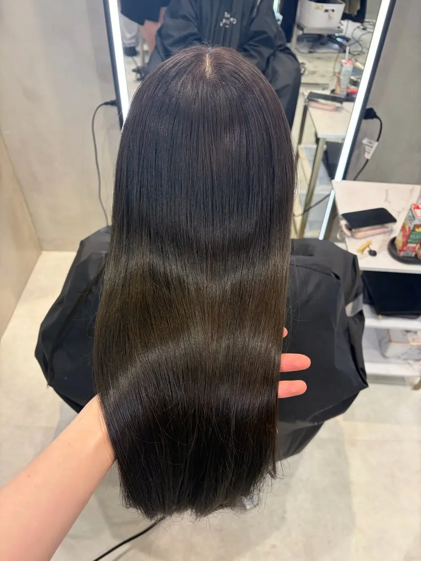 🍀モデル様募集中🍀ワンカラー♡➕髪質改善Aコースの写真