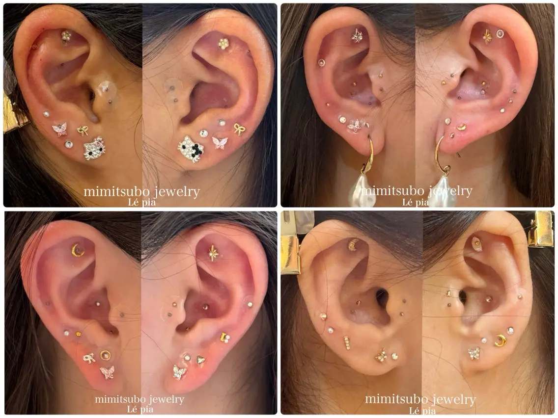 耳ツボジュエリー💎👂［つけ放題コース］イベント・卒業式にも◎※スナップフォト内にある注意事項の必読をお願い致します。の写真