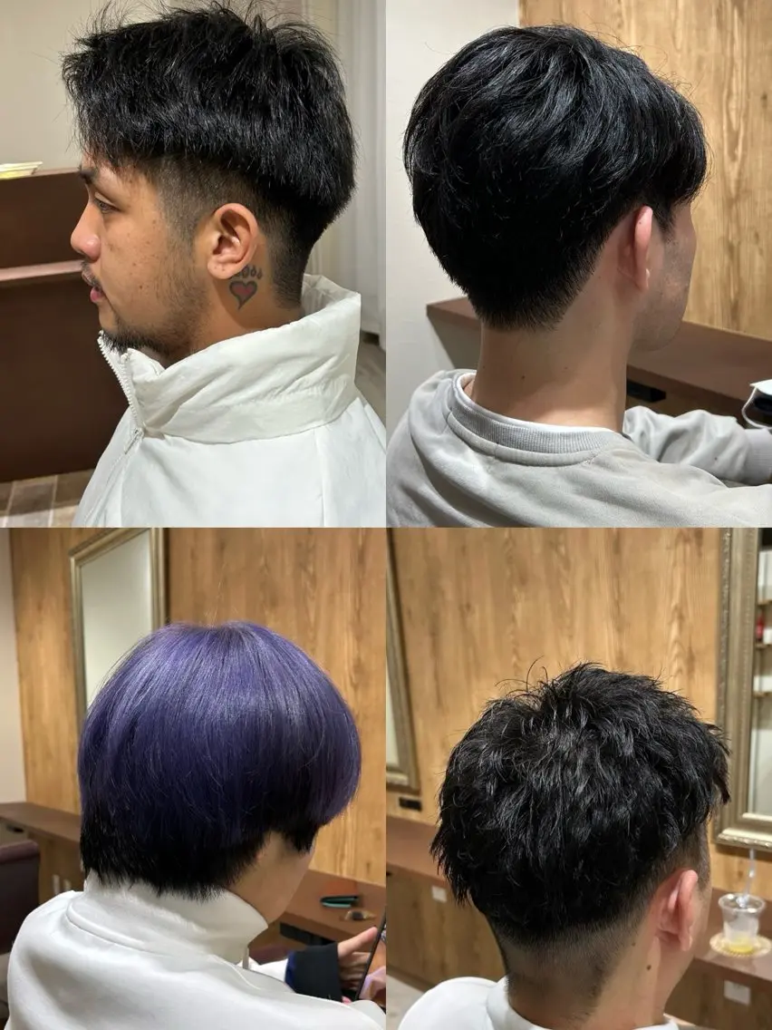 メンズカットの写真
